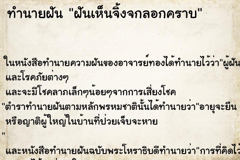 ทำนายฝันฝันเห็นจิ้งจกลอกคราบ ทำนายฝันทำนายฝันฝันเห็นจิ้งจกลอกคราบ