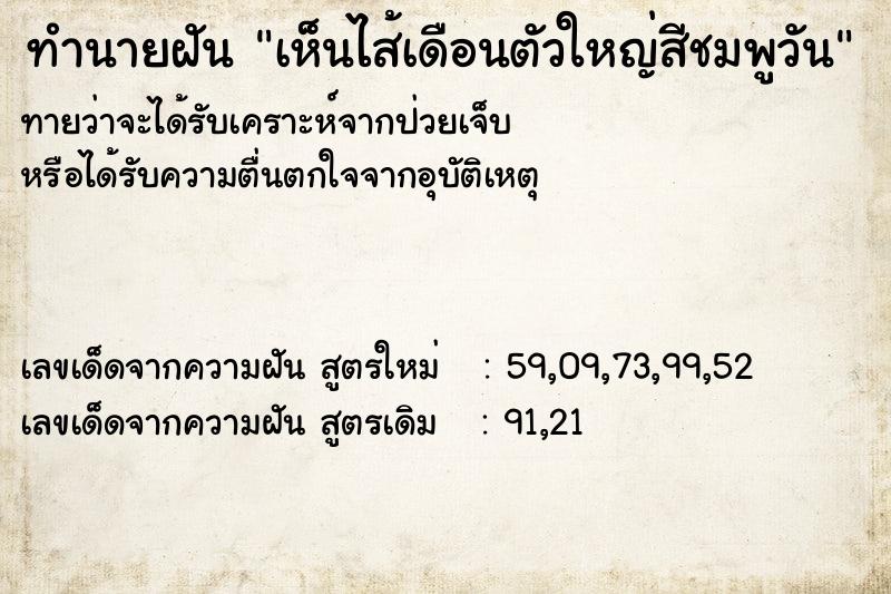 ทำนายฝันเห็นไส้เดือนตัวใหญ่สีชมพูวัน ทำนายฝันทำนายฝันเห็นไส้เดือนตัวใหญ่สีชมพูวัน