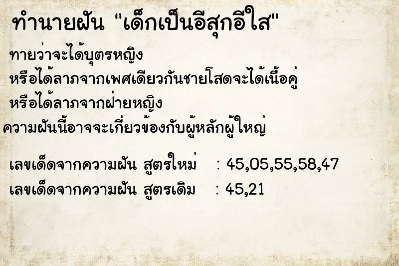 ทำนายฝัน เด็กเป็นอีสุกอีใส ตำราโบราณ แม่นที่สุดในโลก