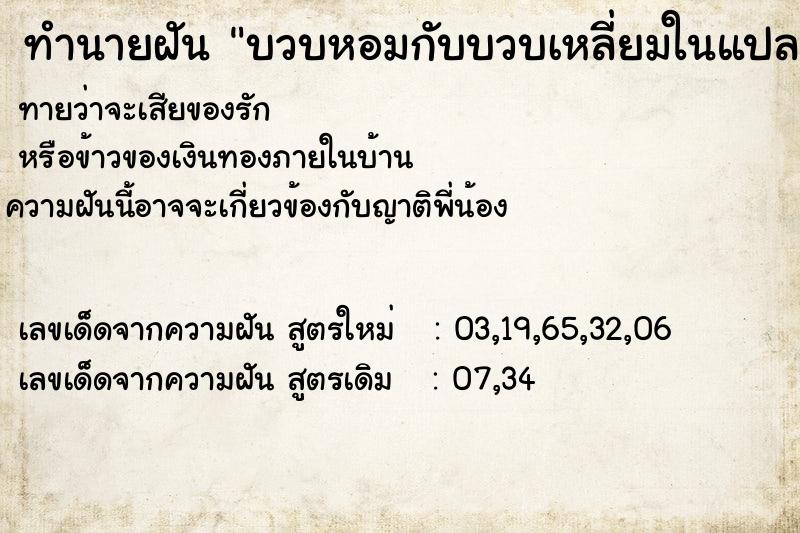 ทำนายฝัน บวบหอมกับบวบเหลี่ยมในแปลงผักลูกใหญ่และยาว ตำราโบราณ แม่นที่สุดในโลก