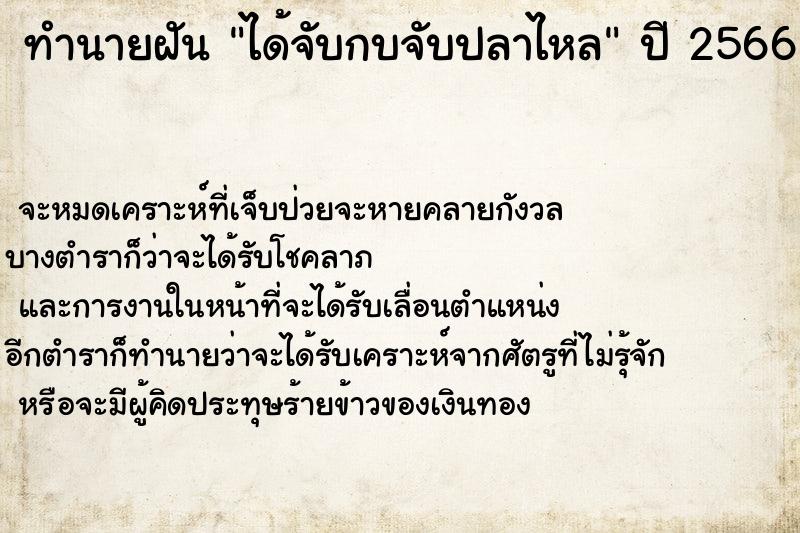 ทำนายฝัน ได้จับกบจับปลาไหล ตำราโบราณ แม่นที่สุดในโลก