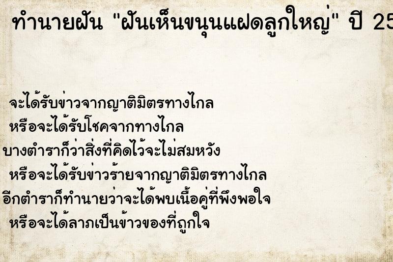 ทำนายฝันฝันเห็นขนุนแฝดลูกใหญ่ ทำนายฝันทำนายฝันฝันเห็นขนุนแฝดลูกใหญ่