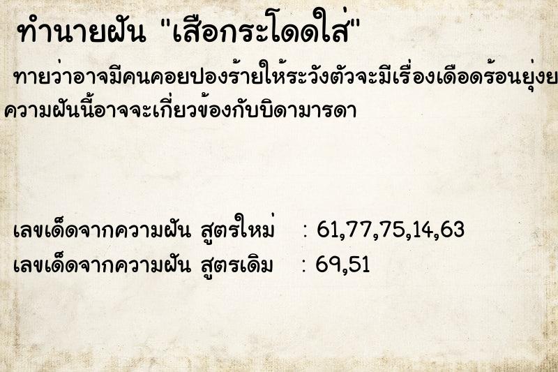 ทำนายฝัน เสือกระโดดใส่ ตำราโบราณ แม่นที่สุดในโลก