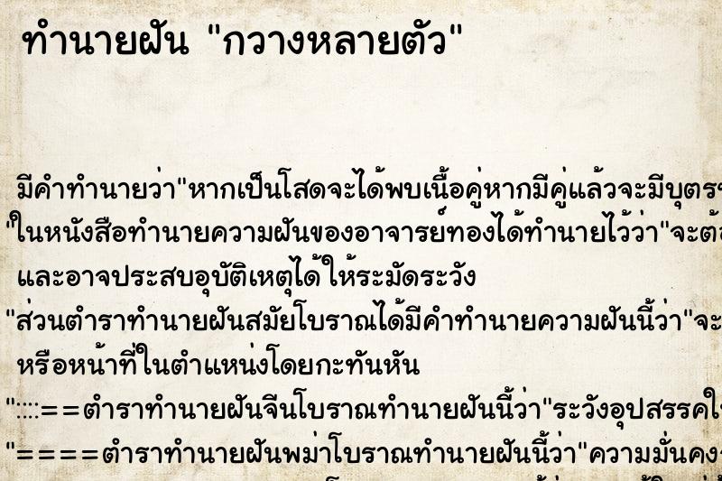 ทำนายฝัน กวางหลายตัว ตำราโบราณ แม่นที่สุดในโลก