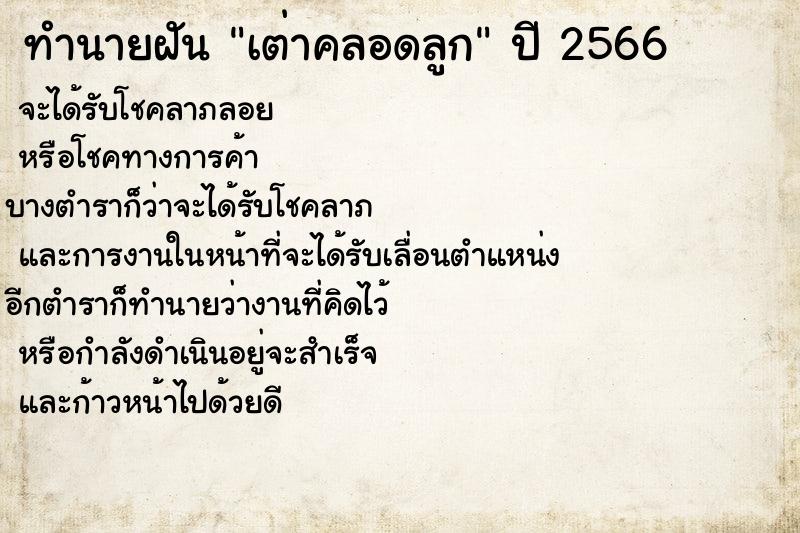 ทำนายฝันเต่าคลอดลูก ทำนายฝันทำนายฝันเต่าคลอดลูก