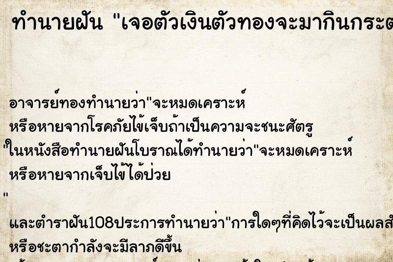 ทำนายฝันเจอตัวเงินตัวทองจะมากินกระต่ายที่บ้านเรยเอาไม้ไล่ ทำนายฝันทำนายฝันเจอตัวเงินตัวทองจะมากินกระต่ายที่บ้านเรยเอาไม้ไล่
