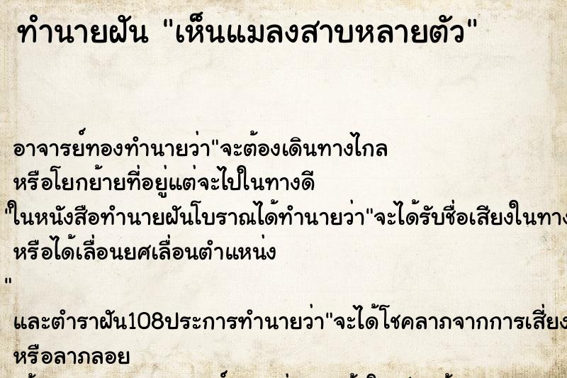 ทำนายฝันเห็นแมลงสาบหลายตัว ทำนายฝันทำนายฝันเห็นแมลงสาบหลายตัว