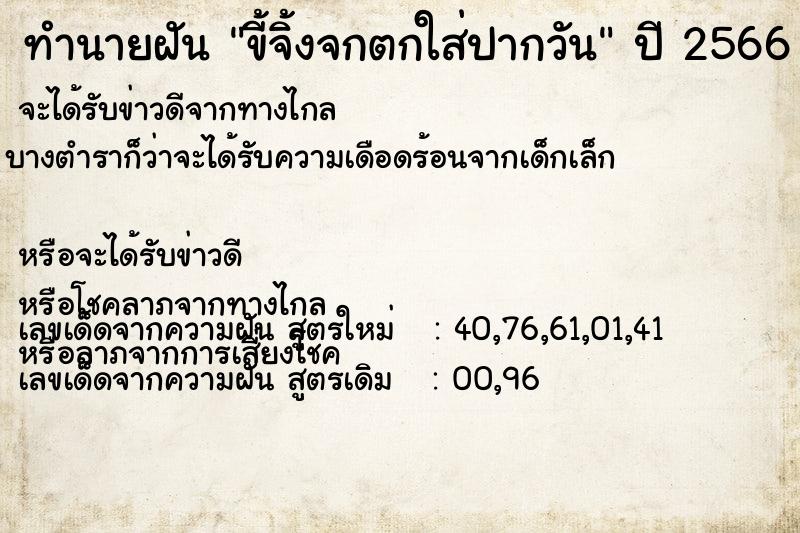 ทำนายฝัน ขี้จิ้งจกตกใส่ปากวัน ทำนายฝัน ขี้จิ้งจกตกใส่ปากวัน