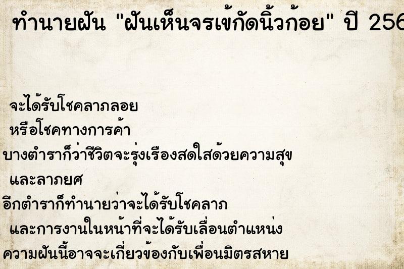 ทำนายฝันฝันเห็นจรเข้กัดนิ้วก้อย ทำนายฝันทำนายฝันฝันเห็นจรเข้กัดนิ้วก้อย