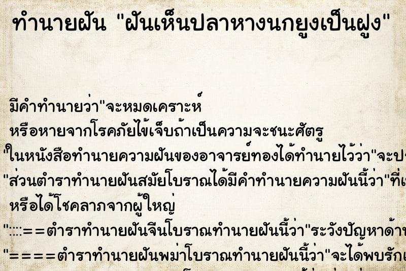 ทำนายฝัน ฝันเห็นปลาหางนกยูงเป็นฝูง ทำนายฝัน ฝันเห็นปลาหางนกยูงเป็นฝูง