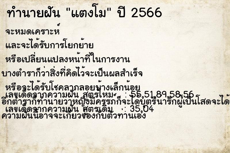 ทำนายฝัน แตงโม ทำนายฝัน แตงโม
