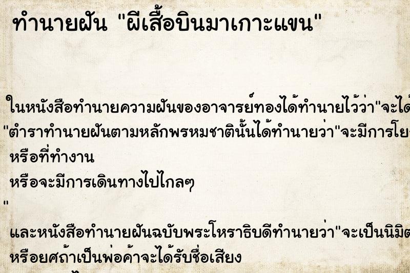 ทำนายฝัน ผีเสื้อบินมาเกาะแขนแม่นๆ ฟรี ด้วยตำราหนังสือทำนายฝันโบราณ ทำนายฝันผีเสื้อบินมาเกาะแขน