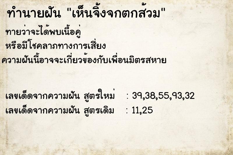 ทำนายฝันเห็นจิ้งจกตกส้วม ทำนายฝันทำนายฝันเห็นจิ้งจกตกส้วม