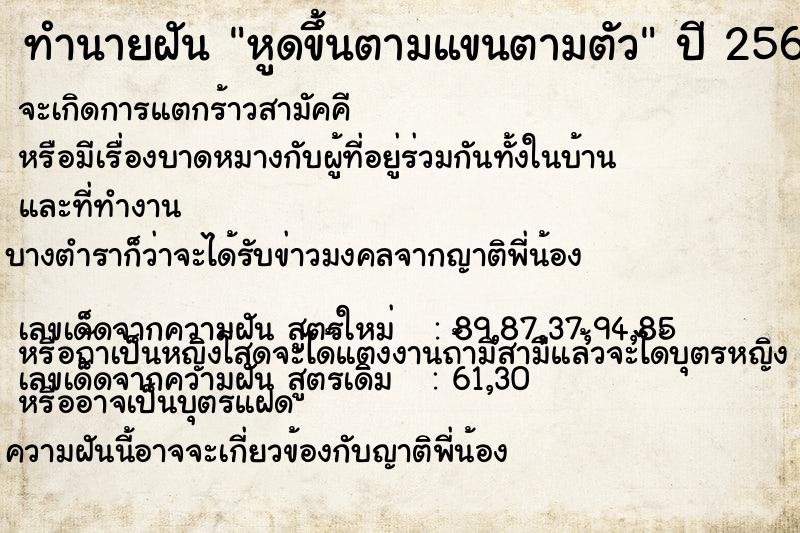 ทำนายฝัน หูดขึ้นตามแขนตามตัว ทำนายฝัน หูดขึ้นตามแขนตามตัว