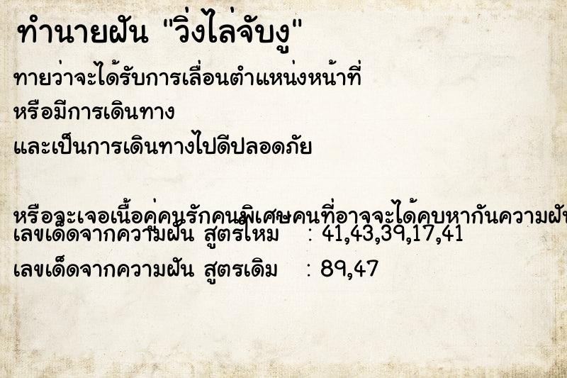 ทำนายฝัน วิ่งไล่จับงู แม่นๆ ฟรี ด้วยตำราหนังสือทำนายฝันโบราณ ทำนายฝันวิ่งไล่จับงู