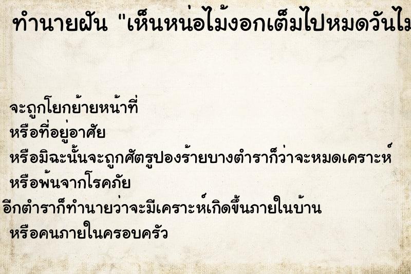 ทำนายฝันเห็นหน่อไม้งอกเต็มไปหมดวันไม่รู้ ทำนายฝันทำนายฝันเห็นหน่อไม้งอกเต็มไปหมดวันไม่รู้
