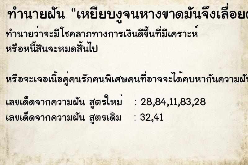 ทำนายฝันเหยียบงูจนหางขาดมันจึงเลื่อยตาม ทำนายฝันทำนายฝันเหยียบงูจนหางขาดมันจึงเลื่อยตาม