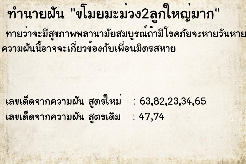 ทำนายฝันขโมยมะม่วง2ลูกใหญ่มาก ทำนายฝันทำนายฝันขโมยมะม่วง2ลูกใหญ่มาก