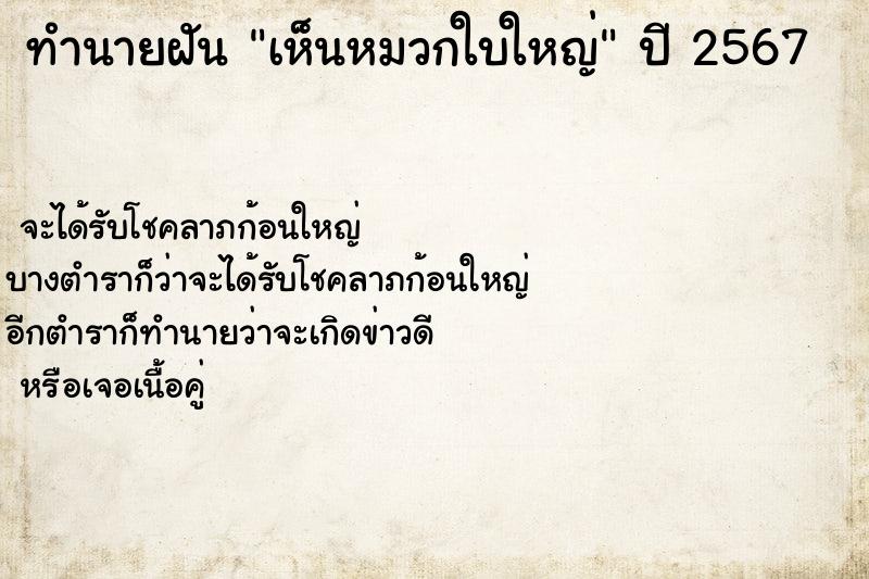 ทำนายฝัน เห็นหมวกใบใหญ่ ตำราโบราณ แม่นที่สุดในโลก