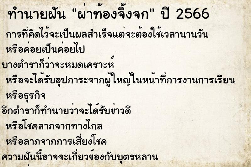 ทำนายฝันผ่าท้องจิ้งจก ทำนายฝันทำนายฝันผ่าท้องจิ้งจก
