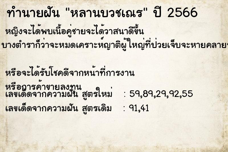 ทำนายฝัน หลานบวชเณร ทำนายฝัน หลานบวชเณร
