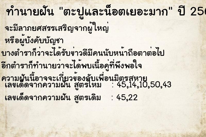 ทำนายฝัน ตะปูและน็อตเยอะมาก ทำนายฝัน ตะปูและน็อตเยอะมาก