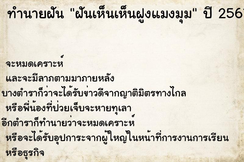 ทำนายฝัน ฝันเห็นเห็นฝูงแมงมุม ทำนายฝัน ฝันเห็นเห็นฝูงแมงมุม