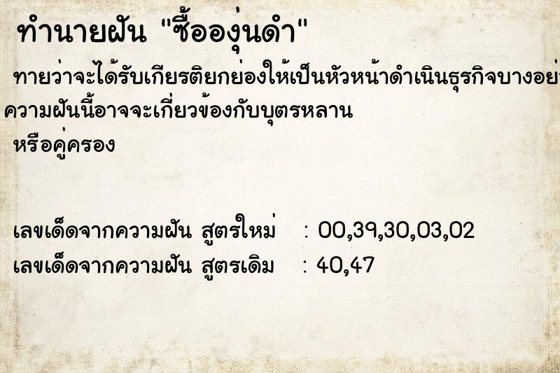 ทำนายฝัน ซื้อองุ่นดำ ทำนายฝัน ซื้อองุ่นดำ