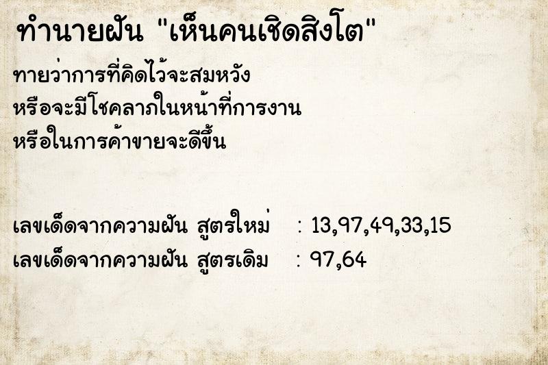 ทำนายฝันเห็นคนเชิดสิงโต ทำนายฝันทำนายฝันเห็นคนเชิดสิงโต
