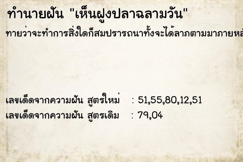 ทำนายฝันเห็นฝูงปลาฉลามวัน ทำนายฝันทำนายฝันเห็นฝูงปลาฉลามวัน