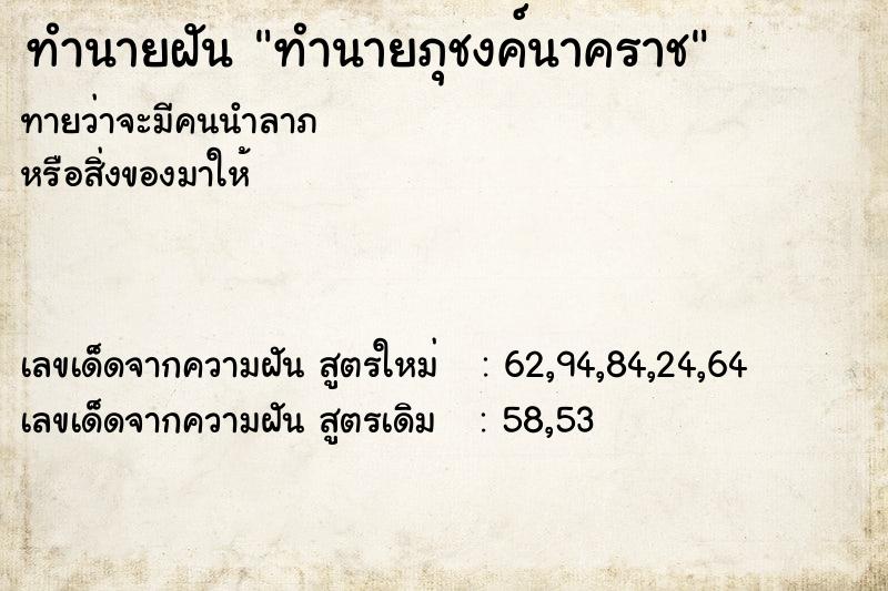 ทำนายฝันทำนายภุชงค์นาคราช ทำนายฝันทำนายฝันทำนายภุชงค์นาคราช