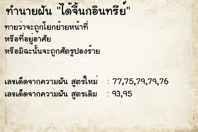 ทำนายฝัน ได้จี้นกอินทรีย์ ทำนายฝัน ได้จี้นกอินทรีย์