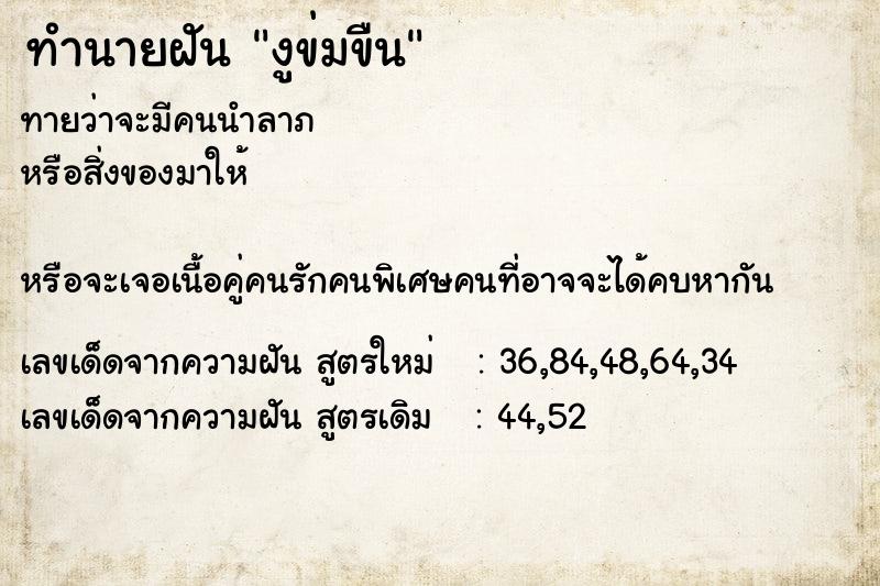 ทำนายฝันทำนายฝันงูข่มขืน