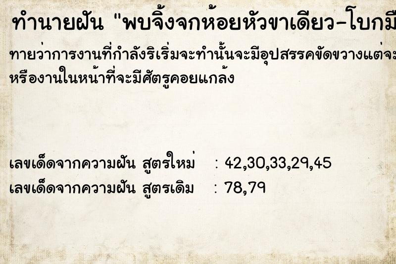 ทำนายฝันทำนายฝันพบจิ้งจกห้อยหัวขาเดียว-โบกมือบ๊ายบายด้วย