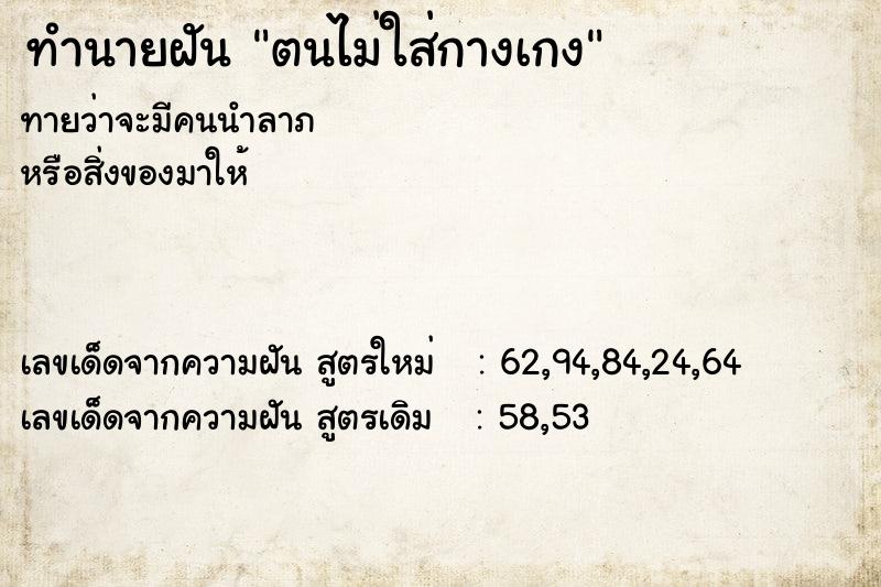 ทำนายฝันตนไม่ใส่กางเกง ทำนายฝันทำนายฝันตนไม่ใส่กางเกง