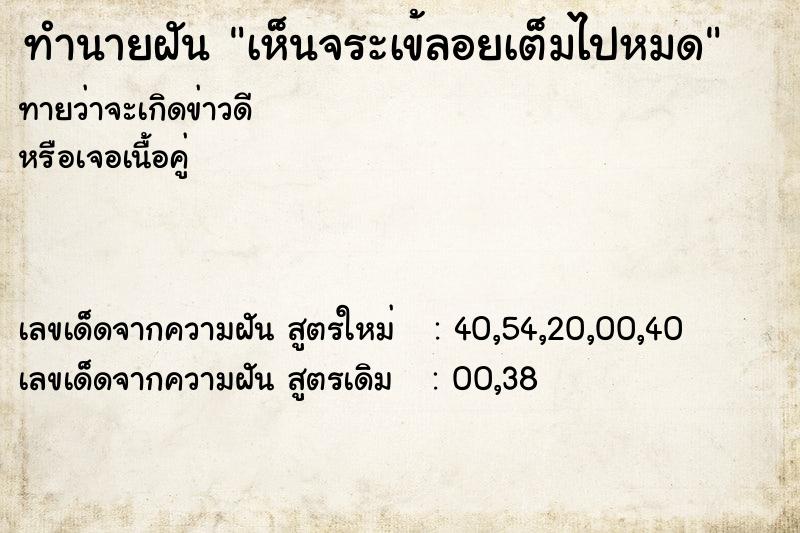 ทำนายฝันเห็นจระเข้ลอยเต็มไปหมด ทำนายฝันทำนายฝันเห็นจระเข้ลอยเต็มไปหมด