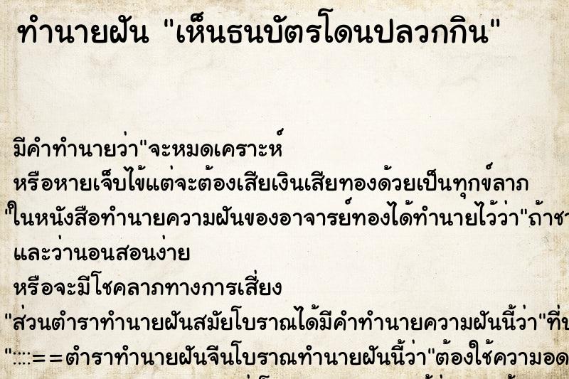 ทำนายฝัน เห็นธนบัตรโดนปลวกกิน ตำราโบราณ แม่นที่สุดในโลก