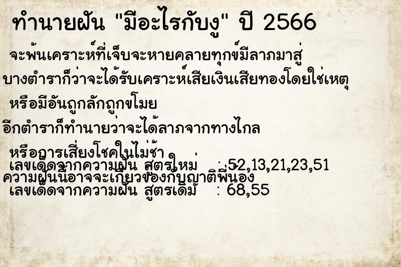 ทำนายฝันมีอะไรกับงู ทำนายฝันทำนายฝันมีอะไรกับงู