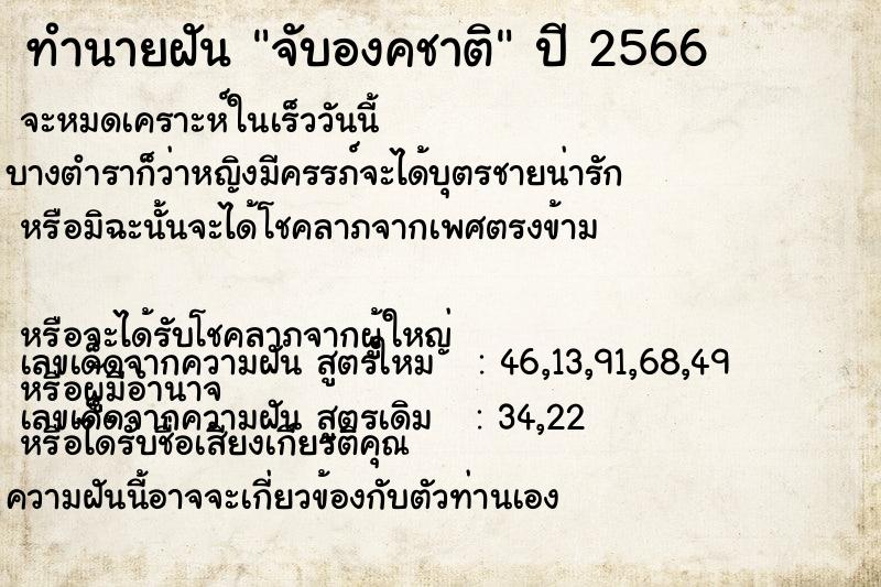 ทำนายฝันจับองคชาติ ทำนายฝันทำนายฝันจับองคชาติ