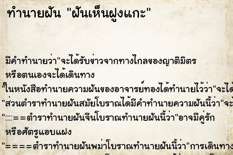 ทำนายฝัน ฝันเห็นฝูงแกะ ทำนายฝัน ฝันเห็นฝูงแกะ