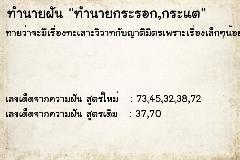 ทำนายฝันทำนายฝันทำนายกระรอก,กระแต