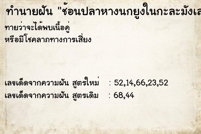 ทำนายฝันช้อนปลาหางนกยูงในกะละมังเล่นจำนวนมาก ทำนายฝันทำนายฝันช้อนปลาหางนกยูงในกะละมังเล่นจำนวนมาก