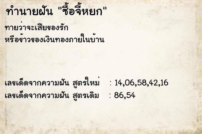 ทำนายฝัน ซื้อจี้หยก ทำนายฝัน ซื้อจี้หยก