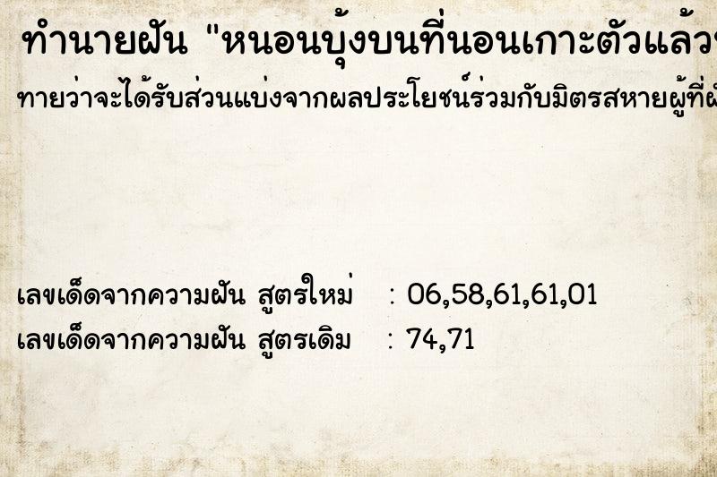 ทำนายฝันหนอนบุ้งบนที่นอนเกาะตัวแล้วปัดออก ทำนายฝันทำนายฝันหนอนบุ้งบนที่นอนเกาะตัวแล้วปัดออก