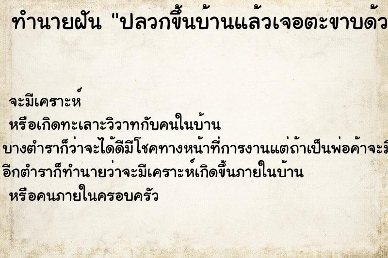 ทำนายฝัน ปลวกขึ้นบ้านแล้วเจอตะขาบด้วย ตำราโบราณ แม่นที่สุดในโลก