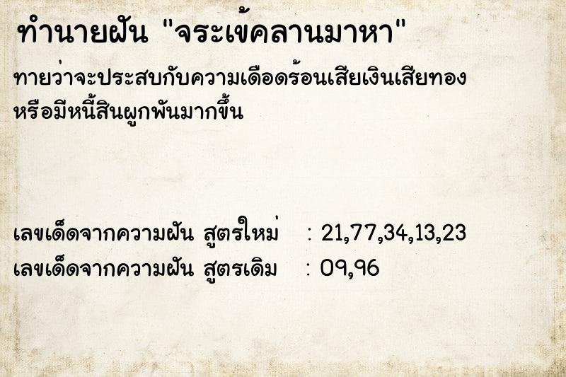 ทำนายฝันจระเข้คลานมาหา ทำนายฝันทำนายฝันจระเข้คลานมาหา