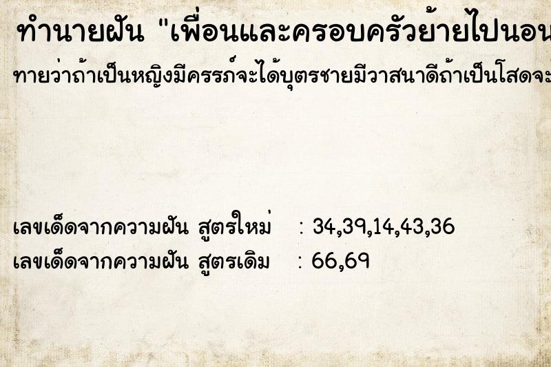 ทำนายฝัน เพื่อนและครอบครัวย้ายไปนอนบ้านสวน ทำนายฝัน เพื่อนและครอบครัวย้ายไปนอนบ้านสวน