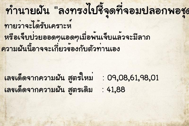 ทำนายฝันลงทรงไปชี้จุดที่จอมปลอกพอชุดพบสมบัติได้โฉนดที่ดิน ทำนายฝันทำนายฝันลงทรงไปชี้จุดที่จอมปลอกพอชุดพบสมบัติได้โฉนดที่ดิน