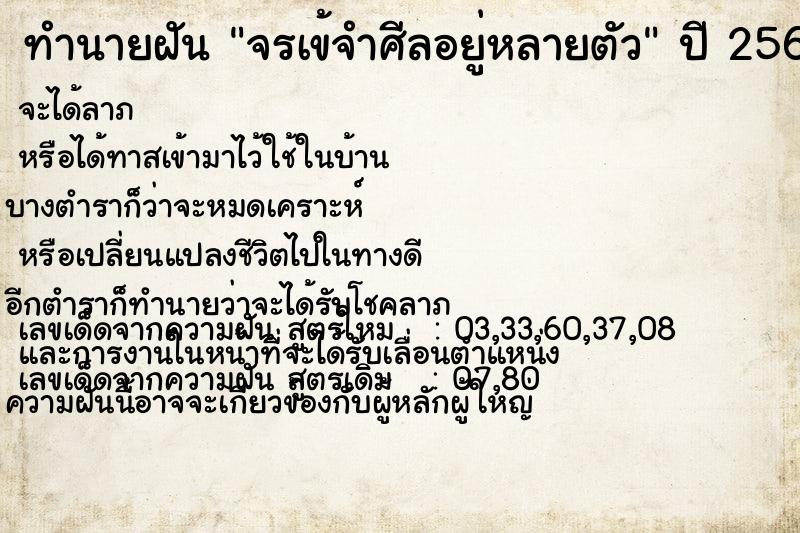 ทำนายฝัน จรเข้จำศีลอยู่หลายตัว
