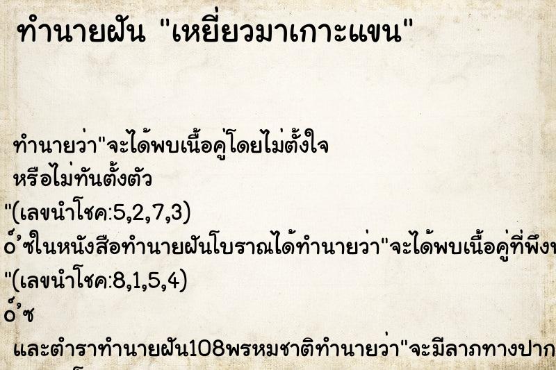 ทำนายฝันเหยี่ยวมาเกาะแขน ทำนายฝันทำนายฝันเหยี่ยวมาเกาะแขน